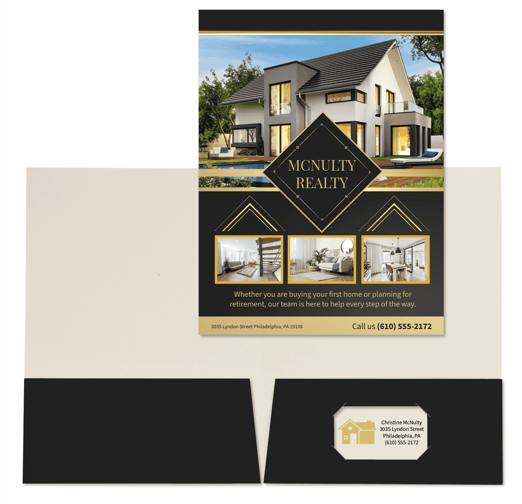 4 Color Process Presentation Folder                                   